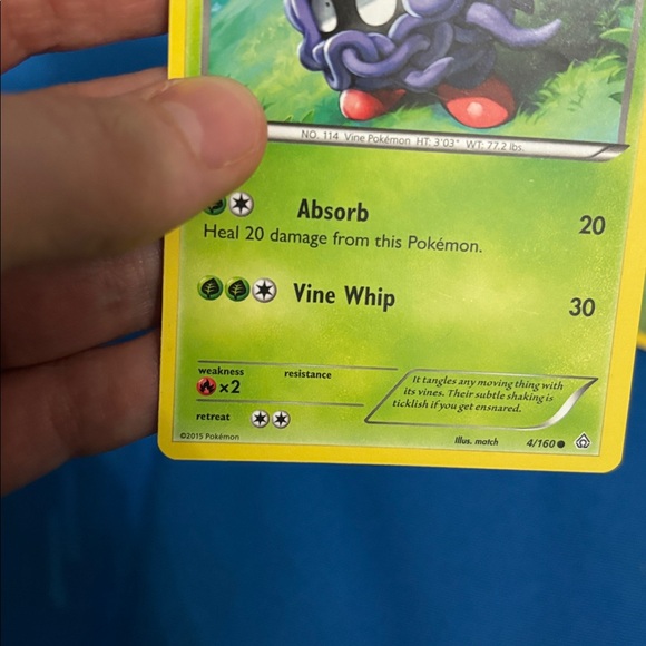 tangela pokemon card 1995 Pokémon Cards Tangela HP 50 80 1995/1996/1998 2015 NWOTS Earth Type Monster